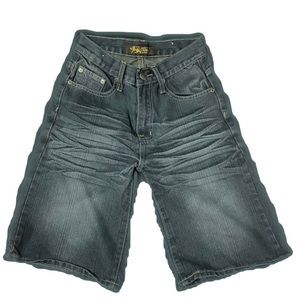 - Chams Denim Shorts Kid Size 8 Hip Hop Baggy